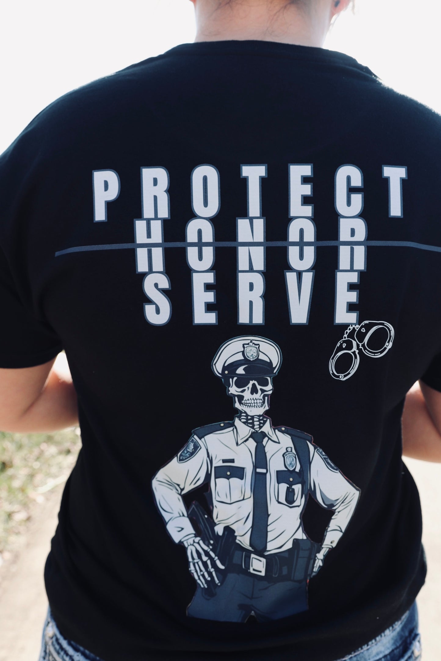 Cluckin’ Goat Co. Thin Blue Line T-Shirt